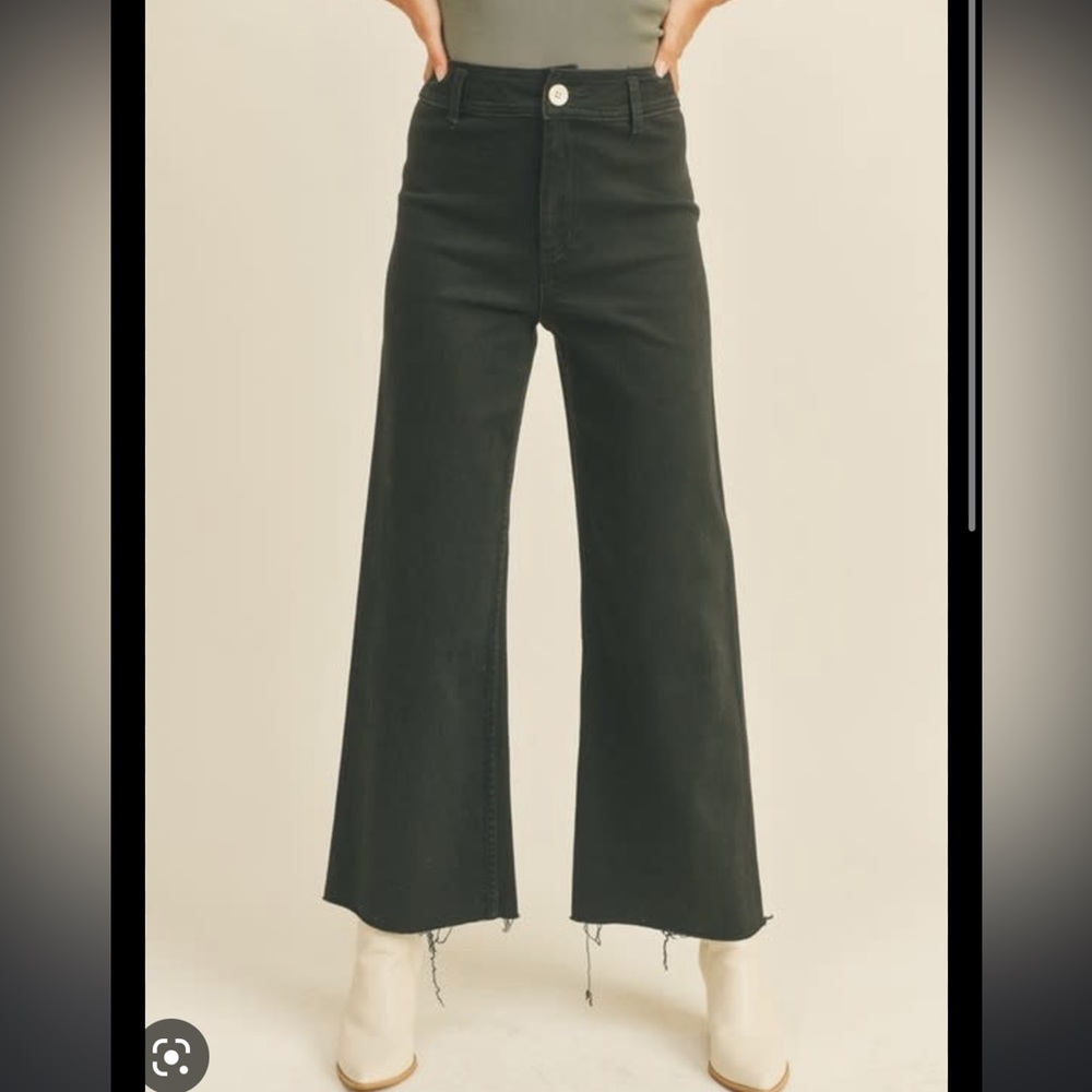 Miou Muse Wide Leg Crop Pants